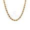 Collier Collier corde laser en or jaune 18 carats 58 Facettes 47210240