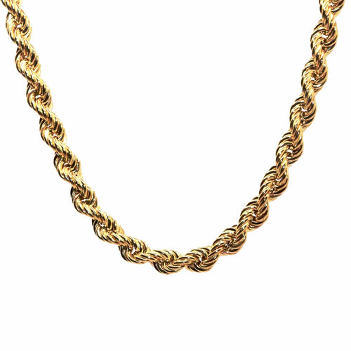 Collier Collier corde laser en or jaune 18 carats 58 Facettes 47210240