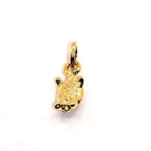 Pendentif Ciondolo tortue en or jaune 18 carats 58 Facettes 93482943