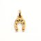 Pendentif Ciondolo fer à cheval en or jaune 18 carats 58 Facettes 93482950