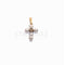 Pendentif Pendentif croix en or 18 carats, perles et diamant 58 Facettes 47298040