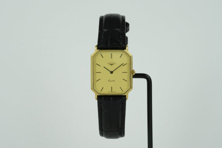 Montre Longines - Montre Tank quartz en plaqué or 58 Facettes TOT-01663