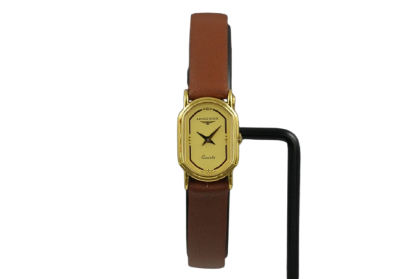 Montre Longines - Montre Tonneau Quartz plaqué or 58 Facettes TOT-01412