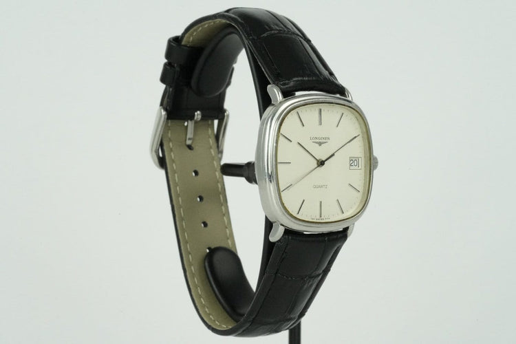 Montre Longines TV Quartz - Montre acier 729 4174 58 Facettes TOT-01495