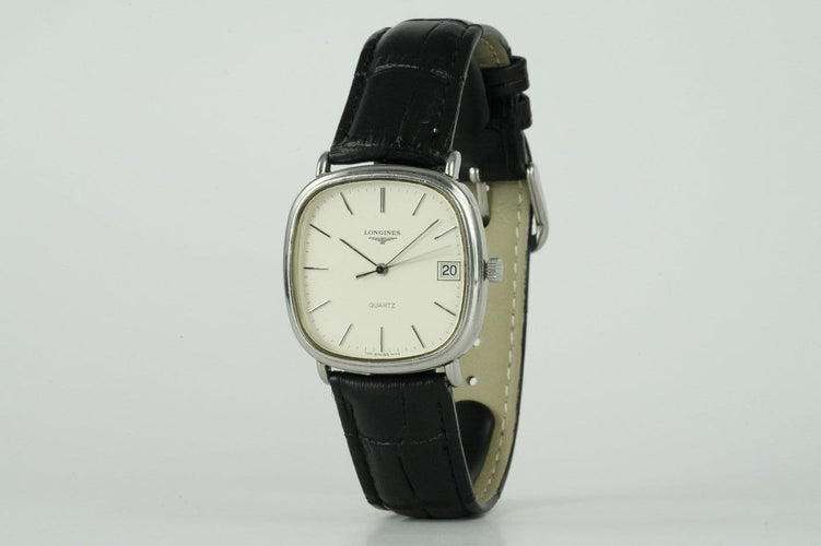 Montre Longines TV Quartz - Montre acier 729 4174 58 Facettes TOT-01495