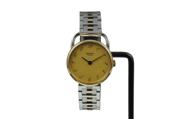 Hermès Arceau - Montre en or jaune et acier 58 Facettes TOT-11230