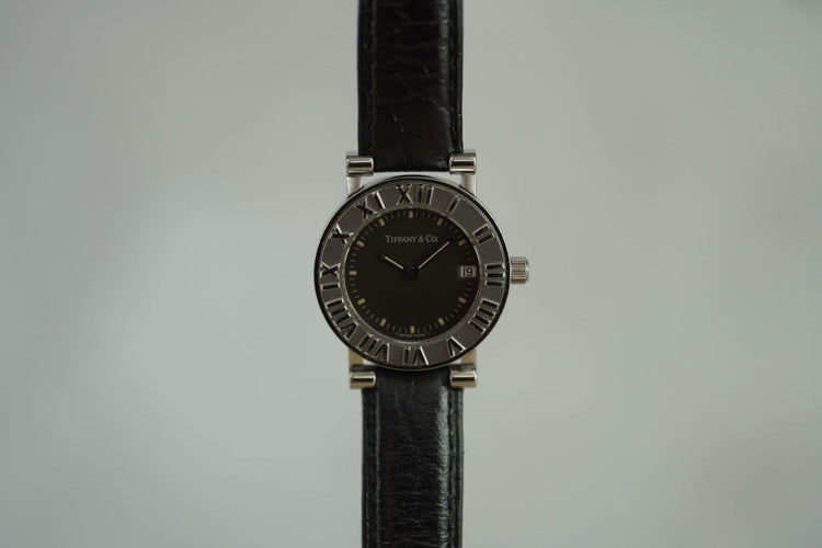 Montre Tiffany - Montre Atlas à quartz 820.1008 58 Facettes TOT-10655
