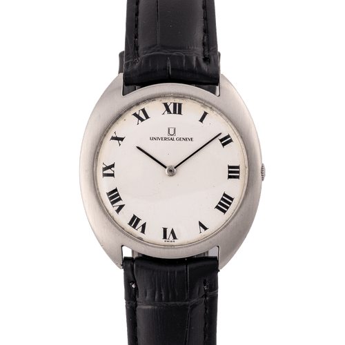 Montre Universal Genève C-Shape - Montre acier réf. 842111 58 Facettes TOT-10694