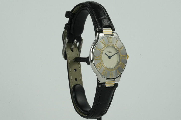 Cartier Must de 21 - Montre en or et acier 58 Facettes TOT-01935