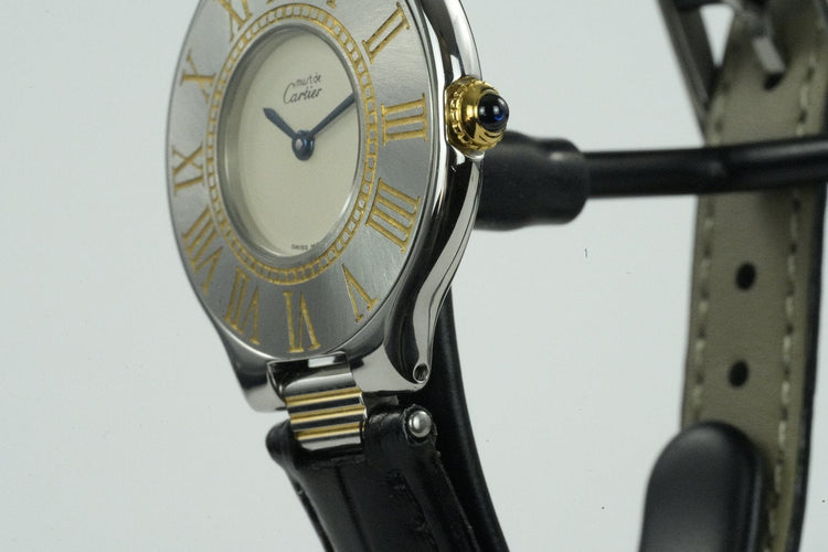 Cartier Must de 21 - Montre en or et acier 58 Facettes TOT-01935