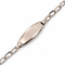Bracelet Cheval - Bracelet satiné avec plaque en or blanc 18 carats 58 Facettes CB00OB01ADAOA
