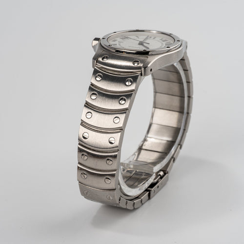 Cartier Santos Ronde - Montre unisexe en acier 58 Facettes TOT-01861