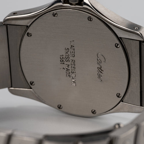 Cartier Santos Ronde - Montre unisexe en acier 58 Facettes TOT-01861