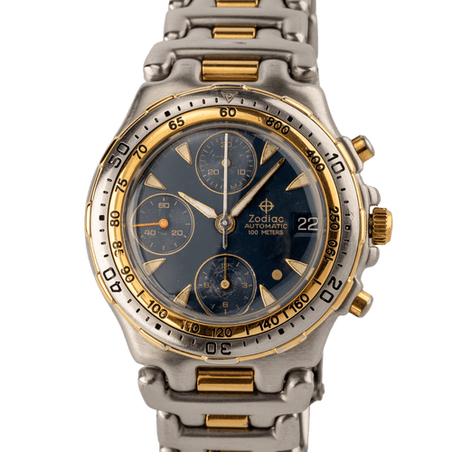 Montre Zodiac - Montre chronographe Gold Dot 406.41.15 58 Facettes TOT-10248