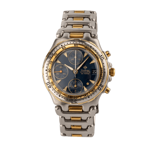 Zodiac Gold Dot - Montre chronographe 406.41.15 en acier
