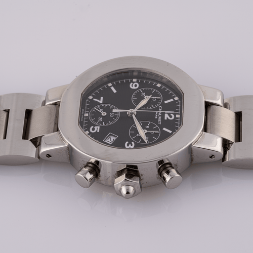 Chaumet Chronograph Quartz - Montre chronographe en acier 58 Facettes TOT-01655
