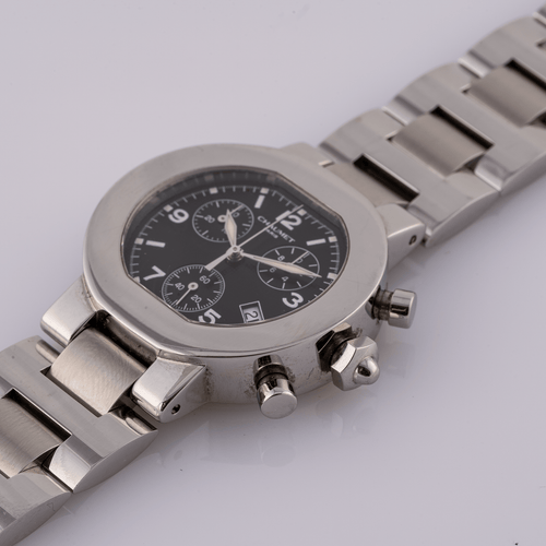 Chaumet Chronograph Quartz - Montre chronographe en acier 58 Facettes TOT-01655