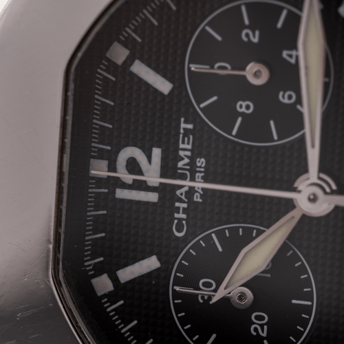 Chaumet Chronograph Quartz - Montre chronographe en acier 58 Facettes TOT-01655