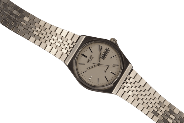 Seiko Chronos - Montre en acier 58 Facettes TOT-10706