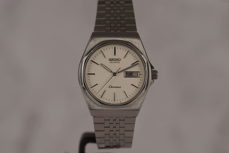 Seiko Chronos - Montre en acier 58 Facettes TOT-10706