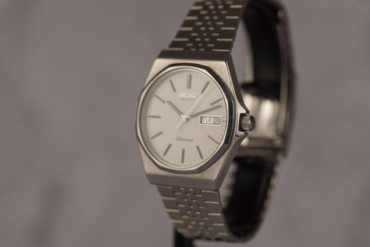 Seiko Chronos - Montre en acier 58 Facettes TOT-10706