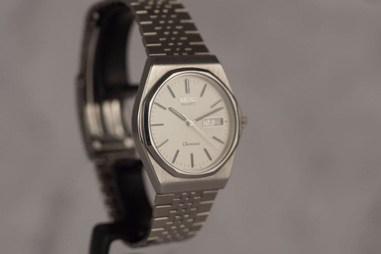 Seiko Chronos - Montre en acier 58 Facettes TOT-10706