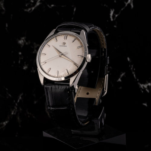 Montre Omega Classic Jumbo - Montre acier réf. 2910-9 SC 58 Facettes TOT-10330