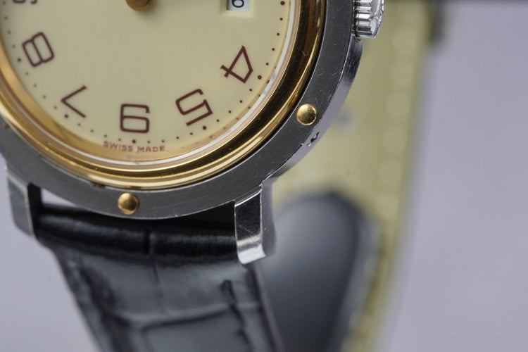 Hermès Clipper - Montre en acier 58 Facettes TOT-11228