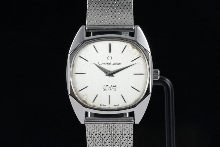 Montre Omega Constellation - Montre en acier, 1976 58 Facettes TOT-10477