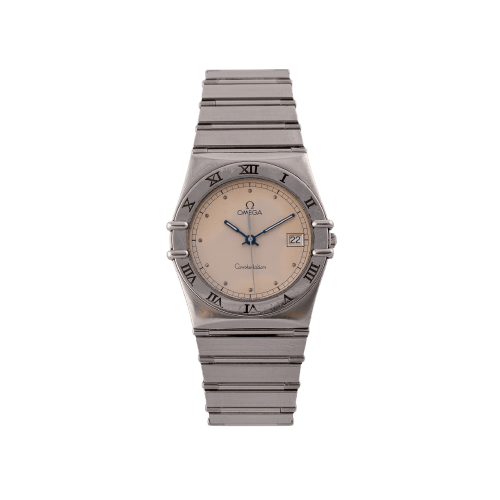 Omega Constellation - Montre quartz en acier 58 Facettes TOT-11025