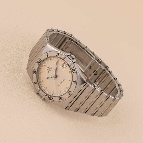 Omega Constellation - Montre quartz en acier 58 Facettes TOT-11025