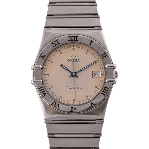 Omega Constellation - Montre quartz en acier 58 Facettes TOT-11025