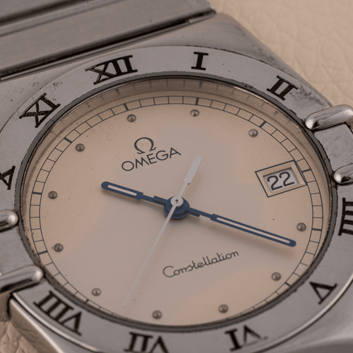 Omega Constellation - Montre quartz en acier 58 Facettes TOT-11025
