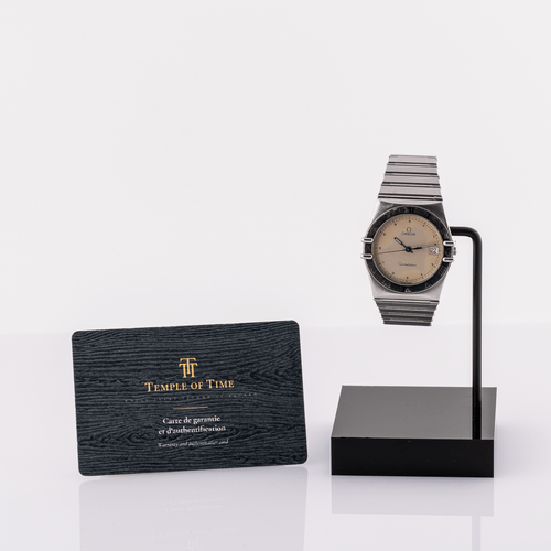 Omega Constellation - Montre quartz en acier 58 Facettes TOT-11025