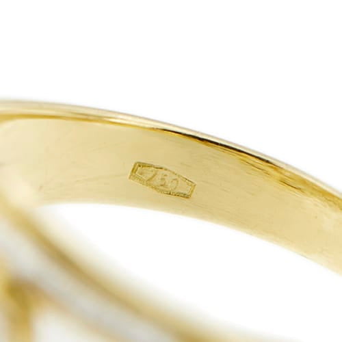 Bague Bague trilogy - diamants 1,17 ct en or jaune 18 carats 58 Facettes 33607