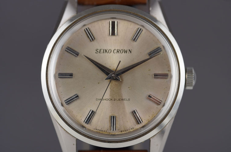 Seiko Crown - Montre homme en acier 58 Facettes TOT-10766