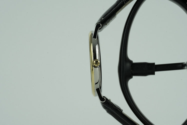Omega De Ville 196.2432 - Montre en acier et plaqué or 58 Facettes TOT-01529