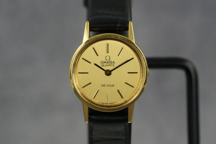 Montre Omega De Ville - Montre femme plaquée or 58 Facettes TOT-01466