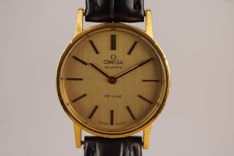 Omega De Ville - Montre femme en plaqué or 58 Facettes TOT-10662