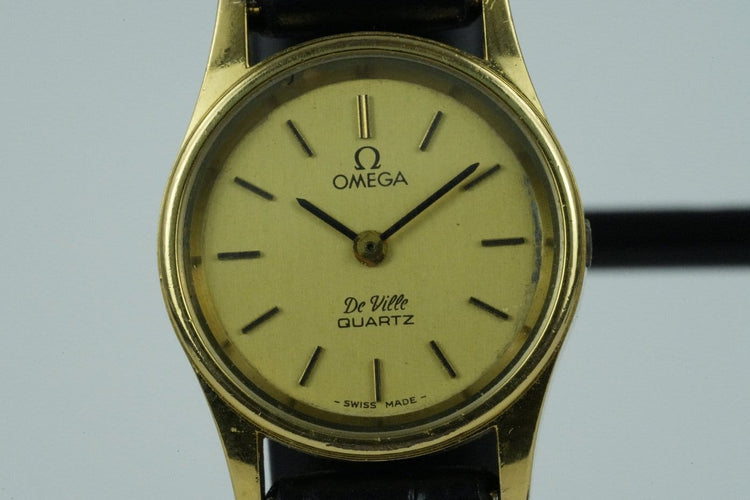 Montre Omega De Ville - Montre femme plaqué or 58 Facettes TOT-01672