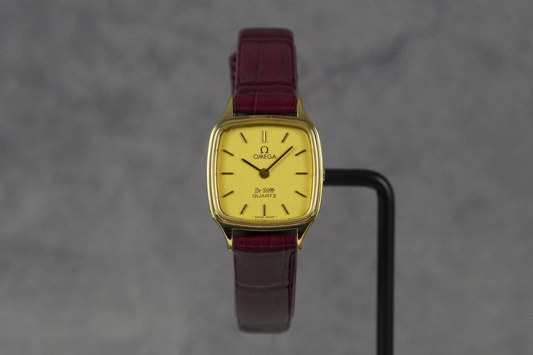 Montre Omega De Ville - Montre femme plaqué or 58 Facettes TOT-11323