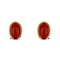 Boucles d'oreilles Boucles d’oreilles puces - Corail en or jaune 18 kt 58 Facettes 37575O