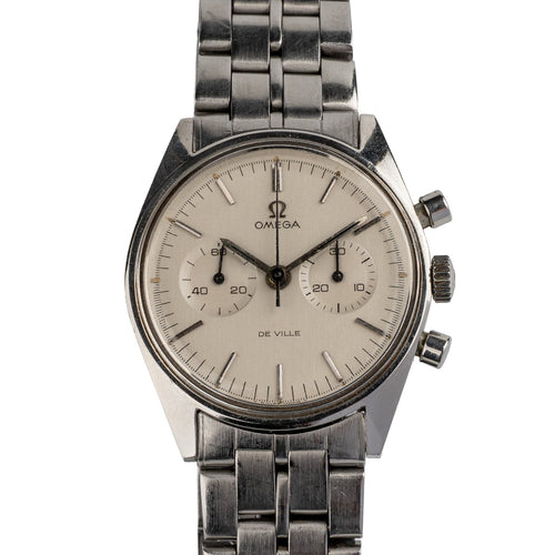 Omega De Ville - Montre chronographe en acier 58 Facettes TOT-01826