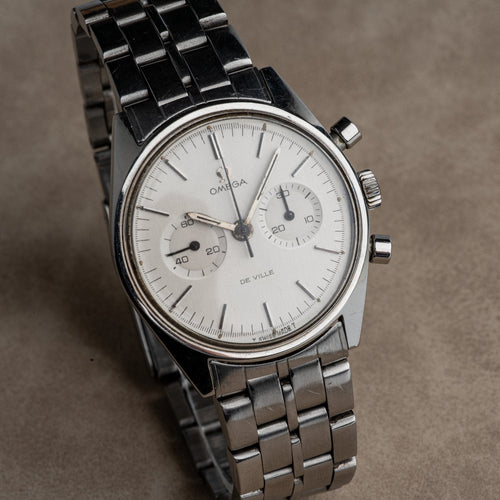 Omega De Ville - Montre chronographe en acier 58 Facettes TOT-01826