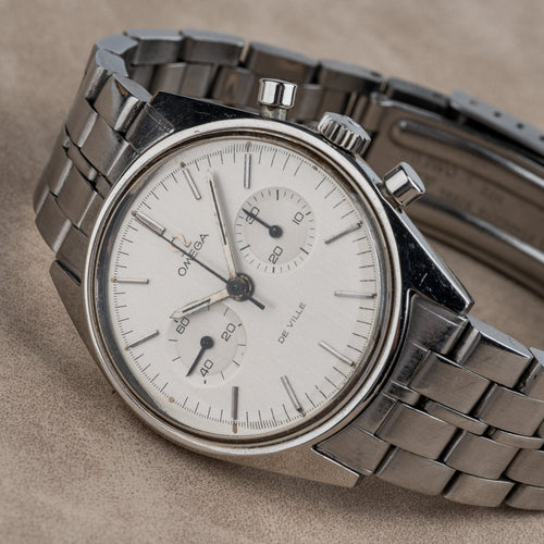 Omega De Ville - Montre chronographe en acier 58 Facettes TOT-01826