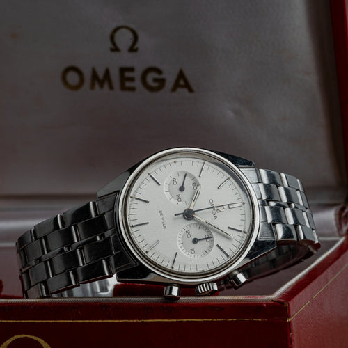 Omega De Ville - Montre chronographe en acier 58 Facettes TOT-01826
