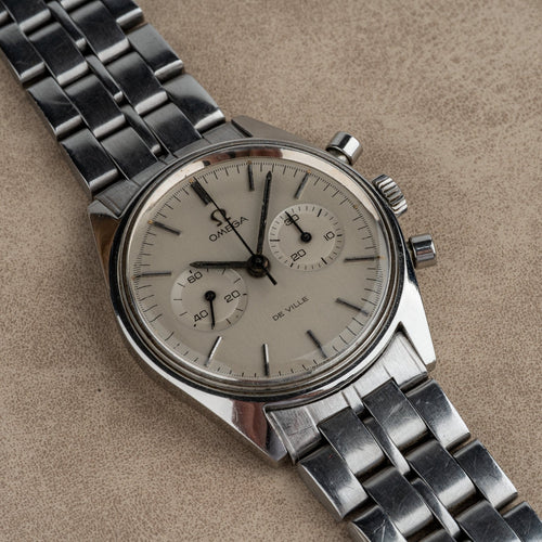 Omega De Ville - Montre chronographe en acier 58 Facettes TOT-01826
