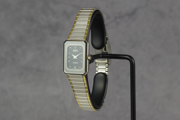 Rado Diastar - Montre quartz en acier, réf. 153.1014.3 58 Facettes TOT-11327