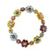 Bracelet Pasquale Bruni - Bracelet fleurs en or jaune 18 ct avec pierres colorées 58 Facettes 38664
