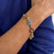 Bracelet Pasquale Bruni - Bracelet fleurs en or jaune 18 ct avec pierres colorées 58 Facettes 38664